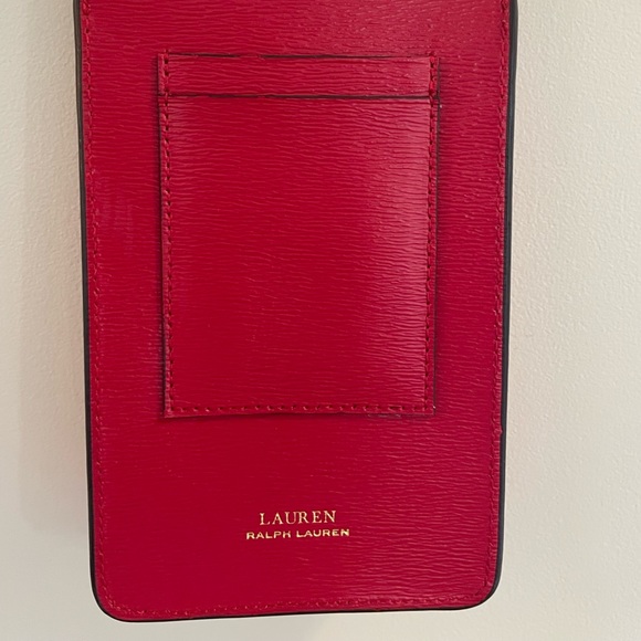 Red Leather Ralph Lauren Crossbody bag - Picture 2 of 7